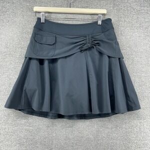 Athleta Lucky in Love Skort Women Size 4 Gray Tennis Activewear